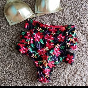 Forever Young High Waist Bikini bottoms